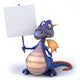 CG Dragon with Blank Sign Wall Decal