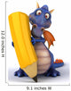 CG Dragon with Pencil Wall Decal