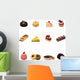 Cartoon Cake Sweets Wall Stickers Wall Decal