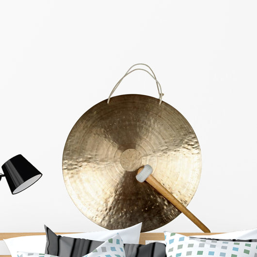 Golden Gong Wall Decal