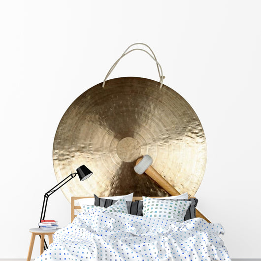 Golden Gong Wall Decal