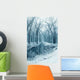 Snowy Stream Woods Wall Decal