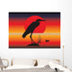 Vector Heron Silhouette Wall Decal