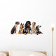 Group Dogs Wall Decal