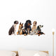 Group Dogs Wall Decal