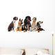 Group Dogs Wall Decal