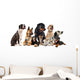 Group Dogs Wall Decal