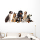 Group Dogs Wall Decal