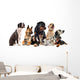 Group Dogs Wall Decal