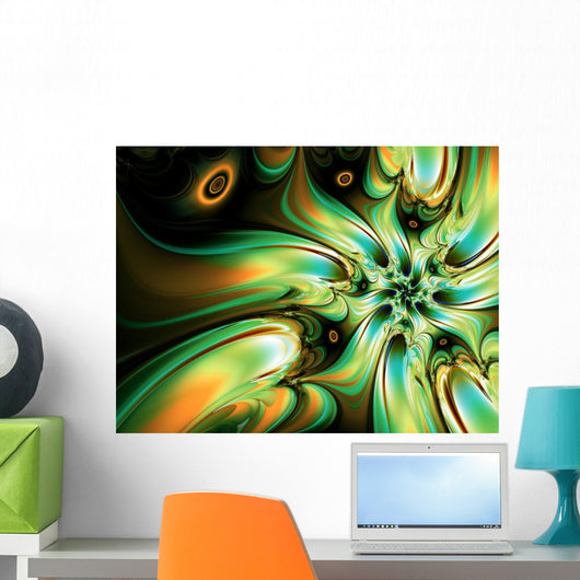 Peinture Fractale Wall Decal