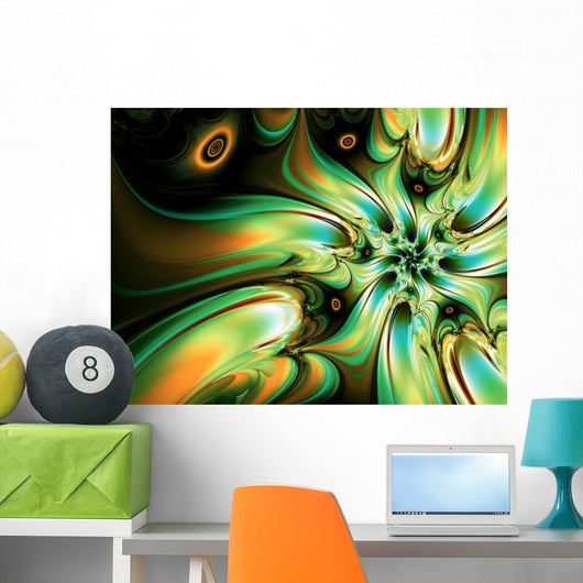 Peinture Fractale Wall Decal