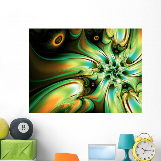 Peinture Fractale Wall Decal