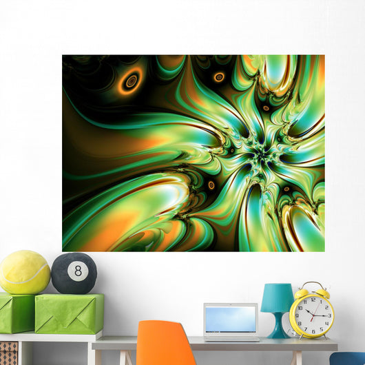 Peinture Fractale Wall Decal