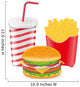 Cheeseburger, Fries, And Drink Wall Decal