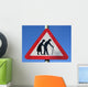 Caution Elderly People Wall Decal