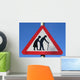 Caution Elderly People Wall Decal