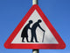Caution Elderly People Wall Decal