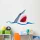 Angry Shark Wall Decal