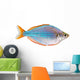 Dwarf Neon Rainbow Fish Wall Decal