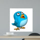 Cartoon Blue Bird Wall Decal