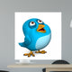 Cartoon Blue Bird Wall Decal