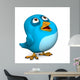 Cartoon Blue Bird Wall Decal
