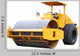 Dirty Road Roller White Wall Decal