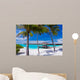 Empty Hammock Between Palm Wall Decal