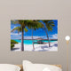 Empty Hammock Between Palm Wall Decal