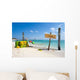Caribbean Hammock on the Beach Wall Decal