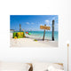 Caribbean Hammock on the Beach Wall Decal