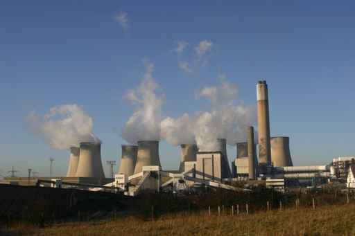 Coal Burning Power Station Wall Decal