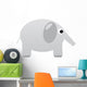 Vector Elephant Wall Decal