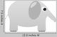 Vector Elephant Wall Decal