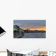 Sunset Neva River Wall Decal