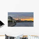 Sunset Neva River Wall Decal