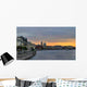 Sunset Neva River Wall Decal