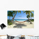 Caribbean Hammock Tied Between Two Trees Wall Decal