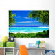 Deserted Tropical Beach Framed Wall Decal