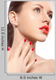 Closeup Woman Portrait Wall Decal