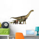 Six Dinosaurs Huge To Show Scale Wall Decal