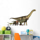 Six Dinosaurs Huge To Show Scale Wall Decal