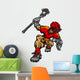 Lacrosse Player Cartoon Vector Wall Decal
