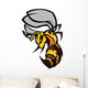 Bee Hornet Graphic Vector Wall Decal