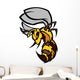Bee Hornet Graphic Vector Wall Decal