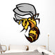 Bee Hornet Graphic Vector Wall Decal