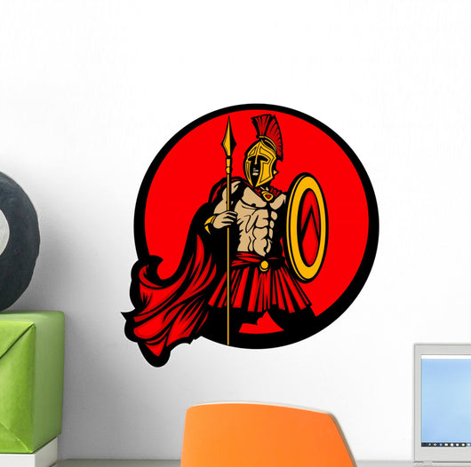 Greek Spartan Emblem Wall Decal