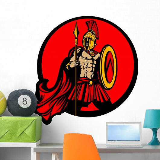 Greek Spartan Emblem Wall Decal