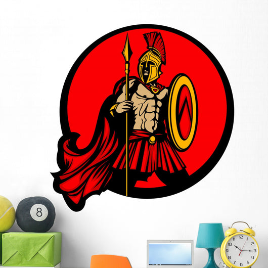 Greek Spartan Emblem Wall Decal