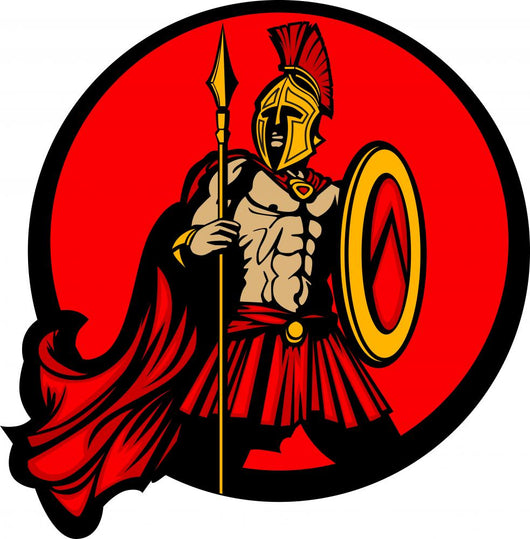Greek Spartan Emblem Wall Decal